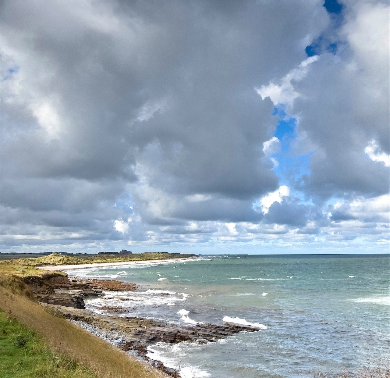 Seahouses Beach and coastline