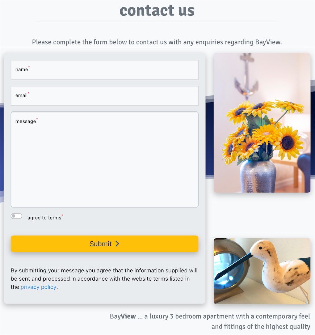 BayView contact us image